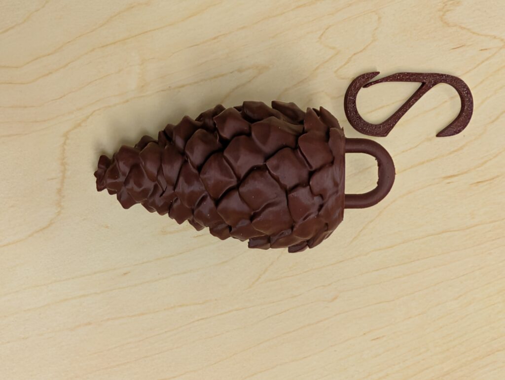 Improved Pinecone Geocache Container