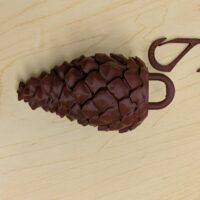 Improved Pinecone Geocache Container