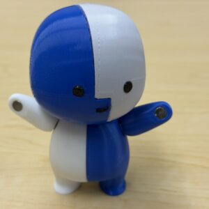 Magnetic Poseable Mini Figure – 3D Printed Lil Finder Guy (4 Inches)